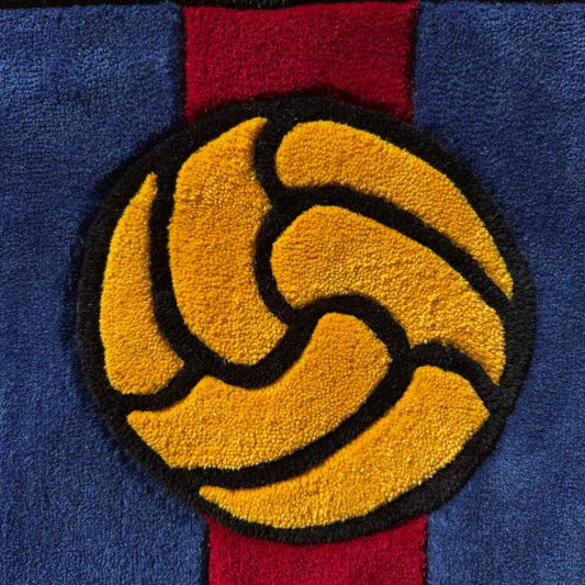 FC Barcelona Logo Custom Rug – Plush Barça Fan Room Decor