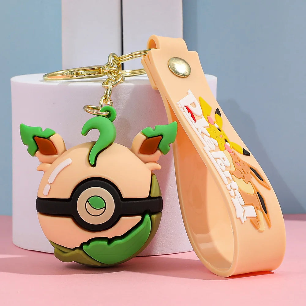 Adorable 3D Pokémon Figure Keychains