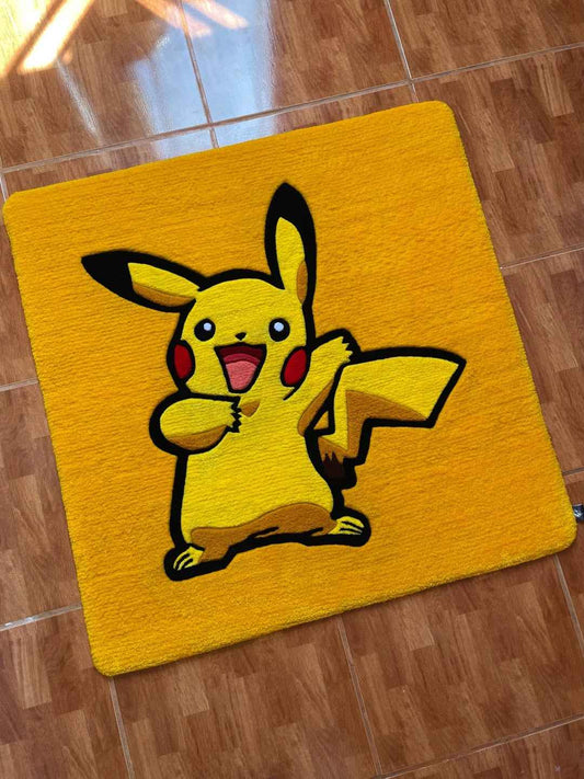 Happy Pikachu Rug