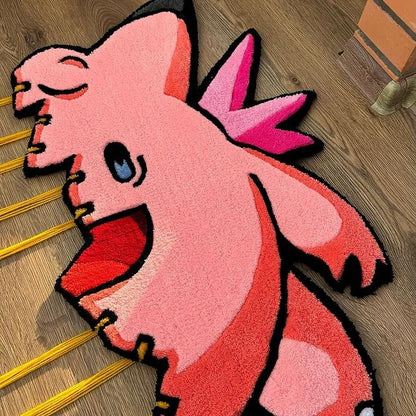 Pokémon Gengar & Clefable Custom rug