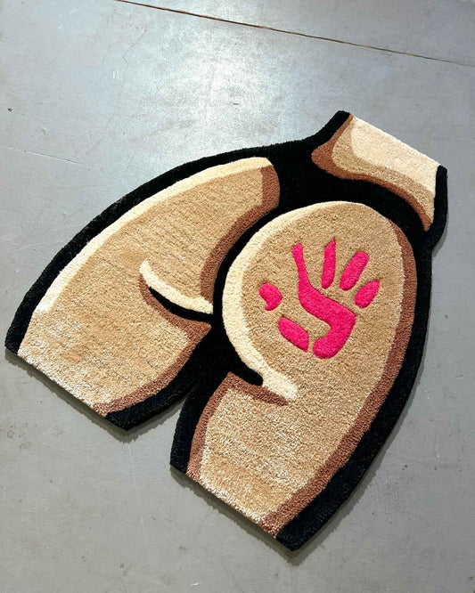 Handmade Booty Rug – Cute Aesthetic Butt Rug for Bedroom & Home Decor